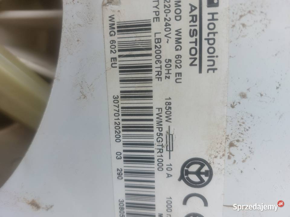 HOTPOINT ARISTON WMG602 21501163100 MODUŁ PRALKI Nowy Sącz