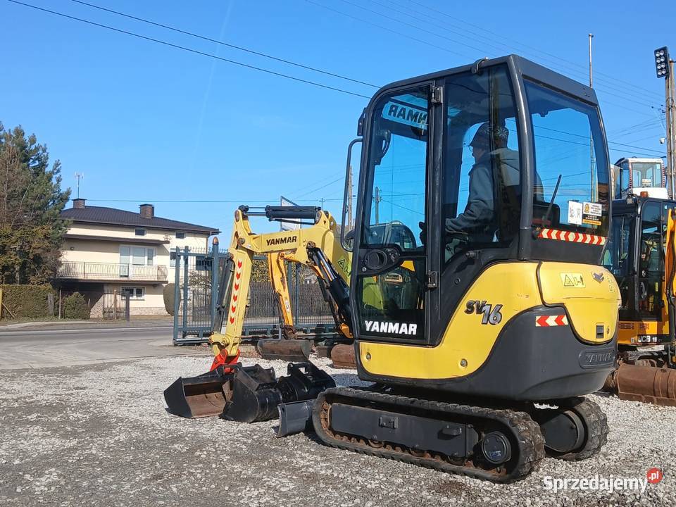 Mini koparka YANMAR SV16 z 2018r 3 łyżki nowa Rok produkcji 2018 Złoczew