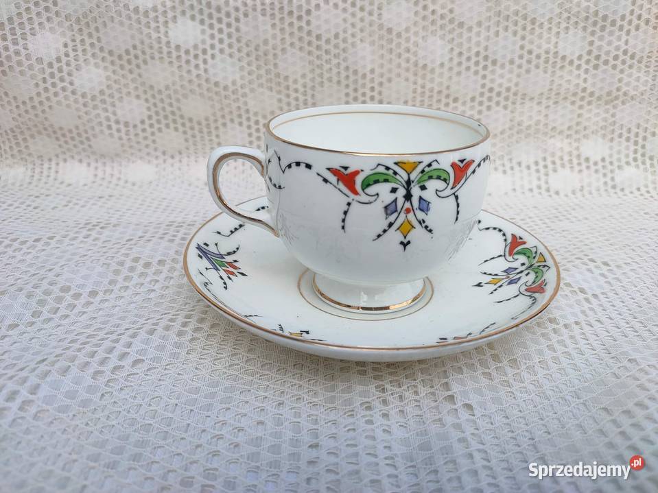 Filiżanka w stylu ART DECO Anglia Antyki, Sztuka, Kolekcje Kraków