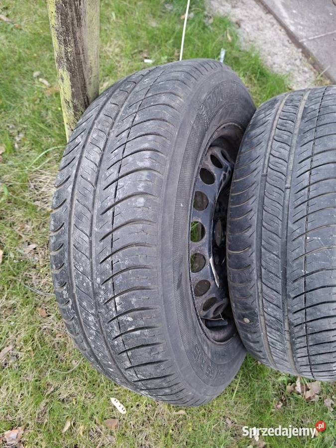 Opony letnie z felgami używana śląskie Kobiór