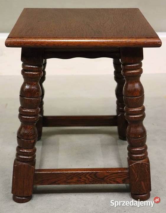 Piękny Stary Zydelek Taboret Stolik Kwietnik Szczecin