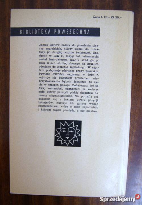 James Barlow Patrioci t I Parczew sprzedam