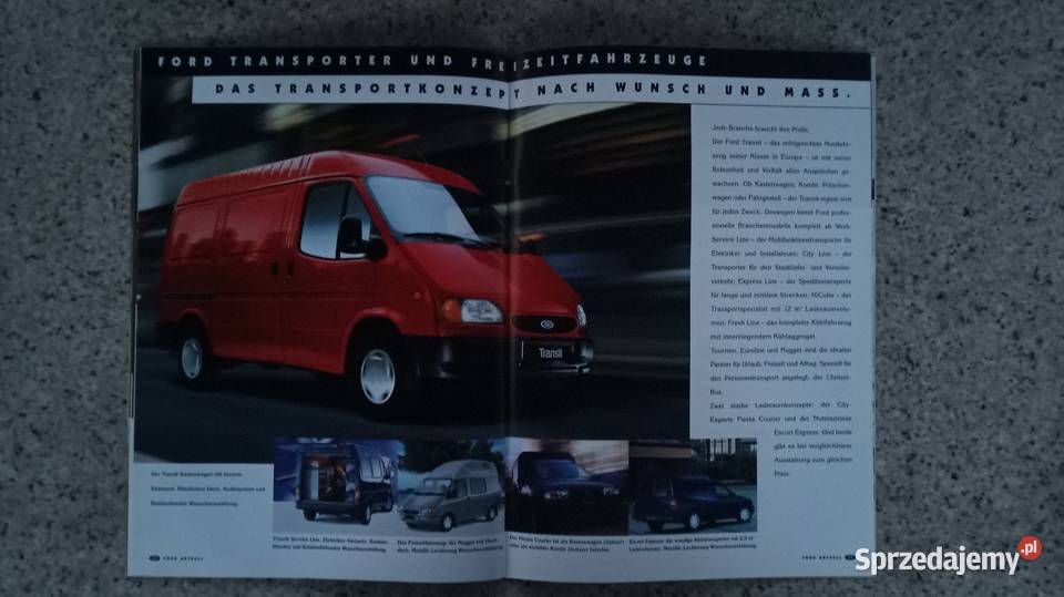 FORD Aktuell Paleta modeli Modellpalette 1998 Bytom