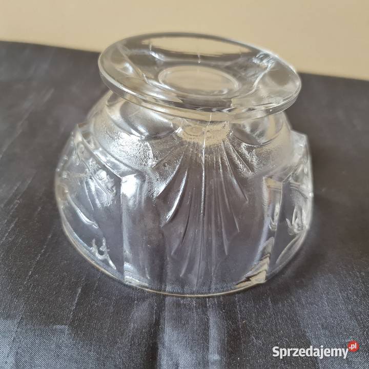 Szklana cukiernica z okresu PRLu Warszawa sprzedam