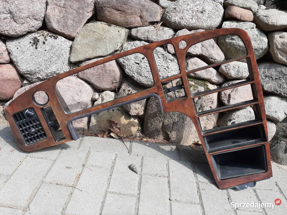 Saab 9000 blenda tył pokrywa deski drewno