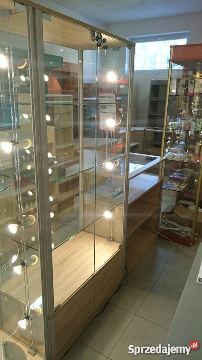 Oszklona gablota sklepowa meble sklepowe gabloty Biznes i Przemysł Nowy Dwór Mazowiecki