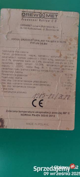 sprzedam piec co lubelskie Krasnystaw