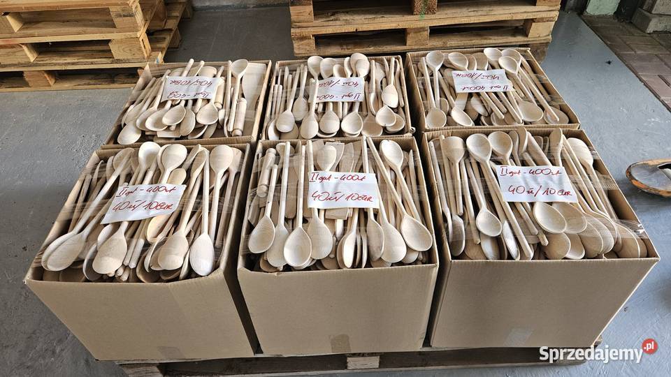 BUKOWE ŁYŻKI KUCHENNE II GATUNEK Żurowa sprzedam