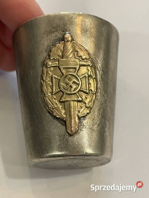 Posrebrzany kielich Wellner III Rzesza Kraków