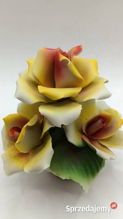 Porcelana dekoracja posy kwiaty róże Italy Zamość