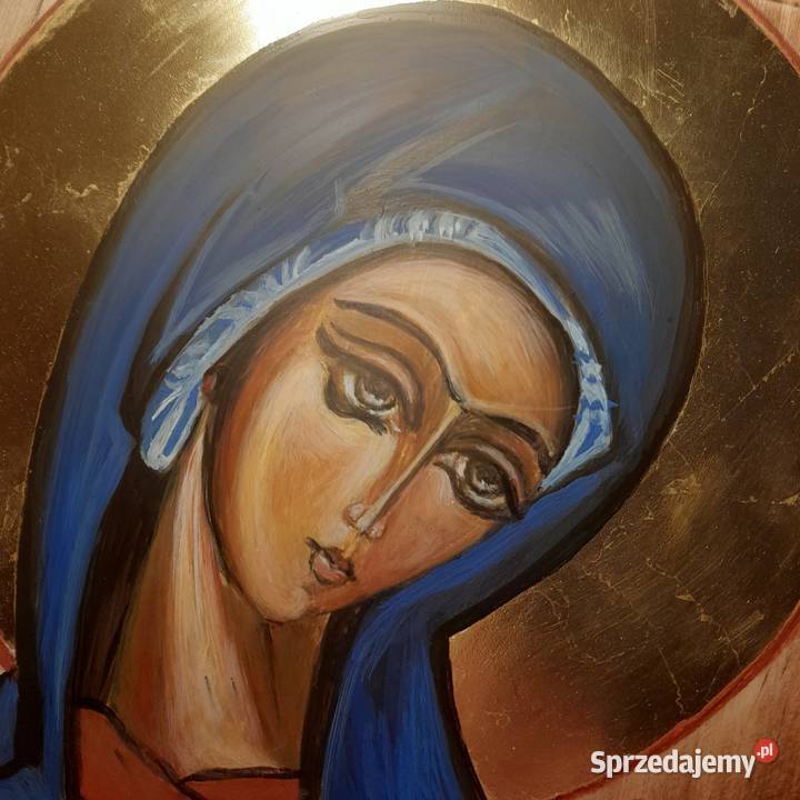 Ikona Pneumatofora na desce lipowej chrzest ślub Szczecin