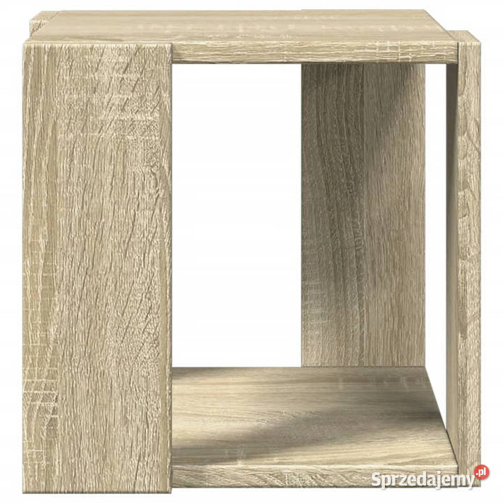 Stolik kawowy dąb sonoma 32x32x30 materiał Warszawa