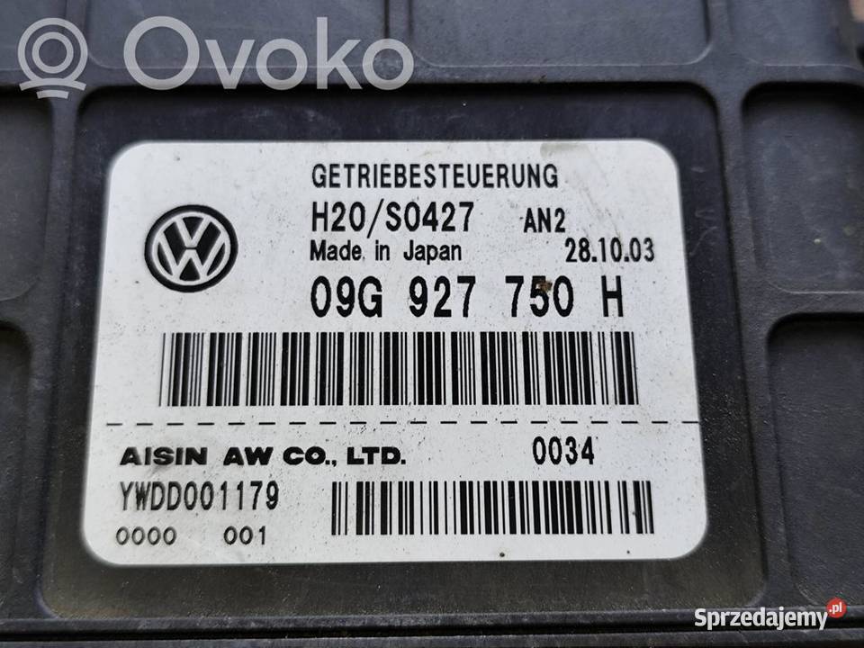 VW Touran I STEROWNIK MODUŁ KOMPUTER SKRZYNI