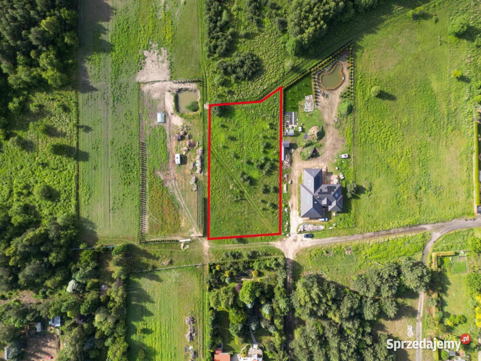 Ładna działka budowlana Potasze Puszcza Zielonka 2994m2 wielkopolskie