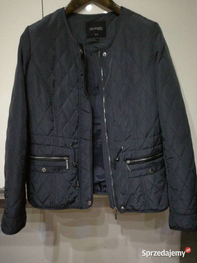 Kurtka damska w kolorze szarym modnie pikowana Lublin