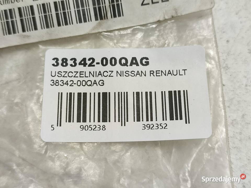 USZCZELNIACZ PRZEKŁ NAPĘD NISSAN QASHQAI 13 D