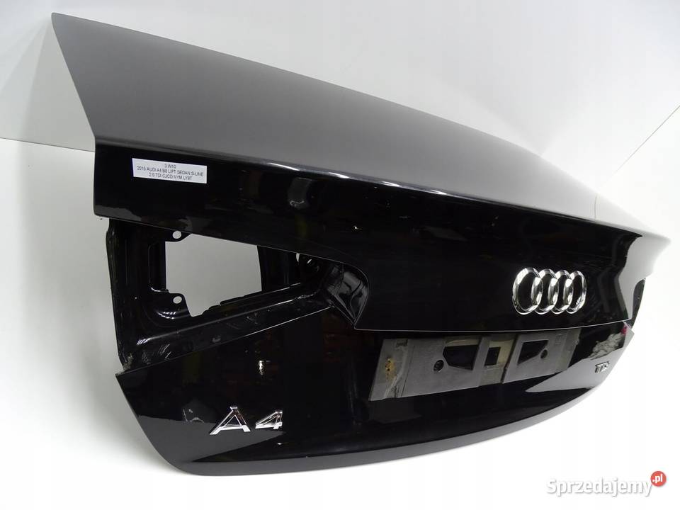 KLAPA TYŁ TYLNA BAGAŻNIKA LY9T AUDI A4 B8 S4
