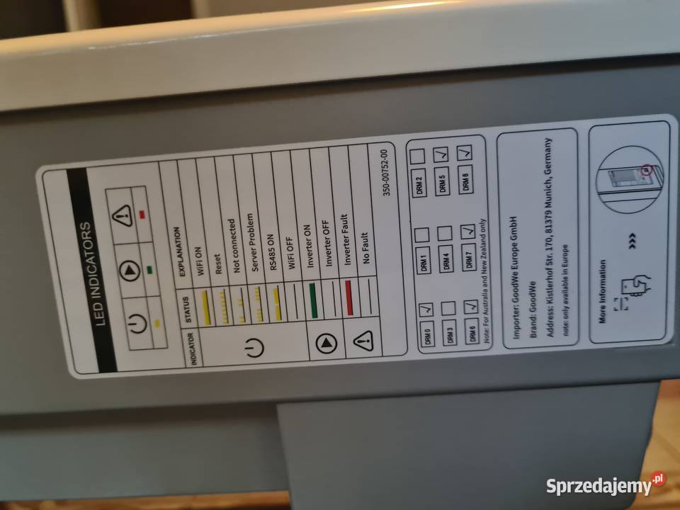 Falownik Goodwe Dom i Ogród Kraków sprzedam
