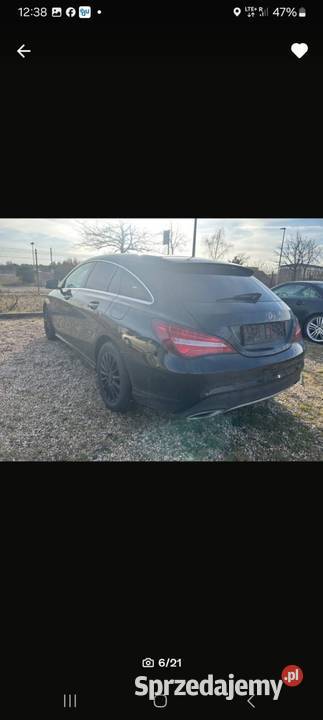 Mercedes CLA 22cdi Automat 2017r Lift 4/5 Dobrzyca