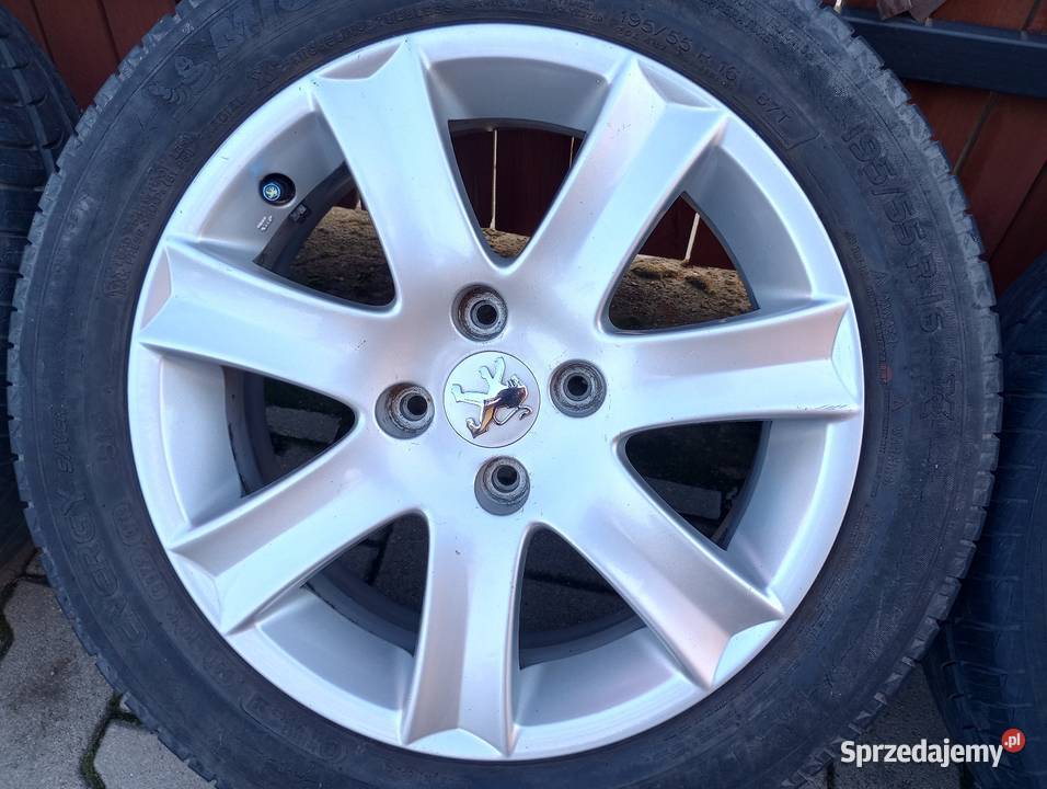 Alufelgi R16 4x108 et27 6j Oryginalne Peugeot aluminiowe Samochodowe kujawsko-pomorskie Włocławek