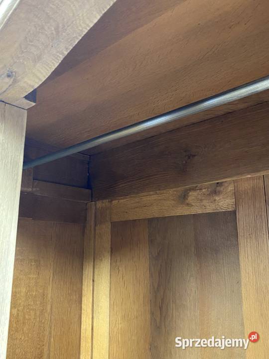 Szafa dębowa kremowa 3drzwiowa odnowiona z 1928r Poznań