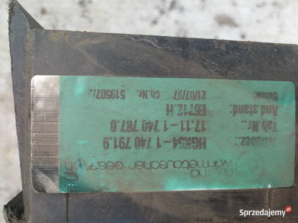 OLEJU BMW 5 E39 97 25TDS Układ chłodzenia Siechnice