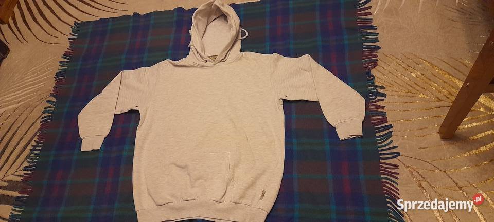 Bluza bawełniana z kapturem szara mazowieckie Warszawa