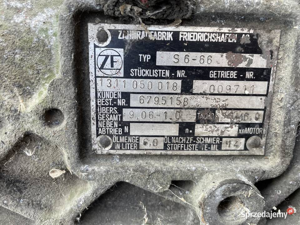 Skrzynia biegów ZF S666 1311050018 Volvo FL FL6 ciężarowe Skrzynie biegów manualne małopolskie Łazy