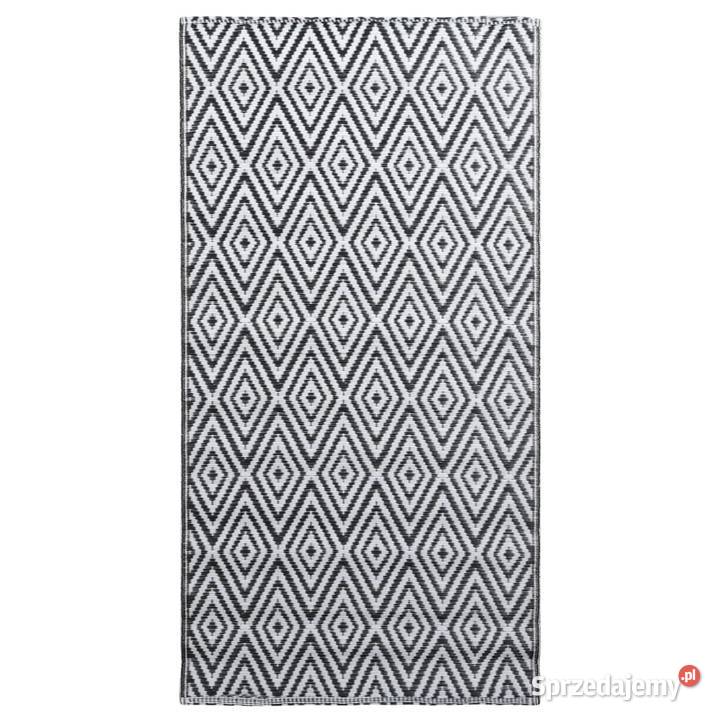 vidaXL Dywan na zewnątrz ARAKIL białoczarny mazowieckie Warszawa