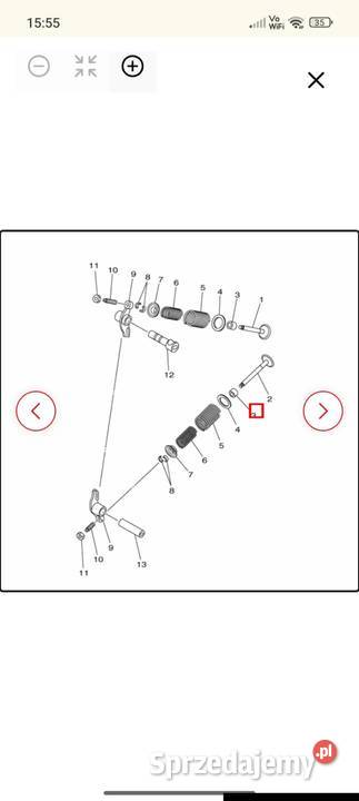 Uszczelniacze zaworowe Yamaha Kod 33M121190000