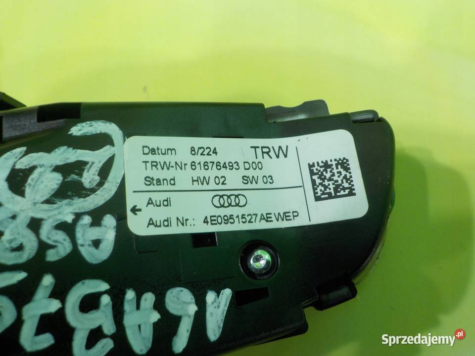 AUDI A5 8T 20 TFSI 08r COUPE 2D przelaczniki Suków