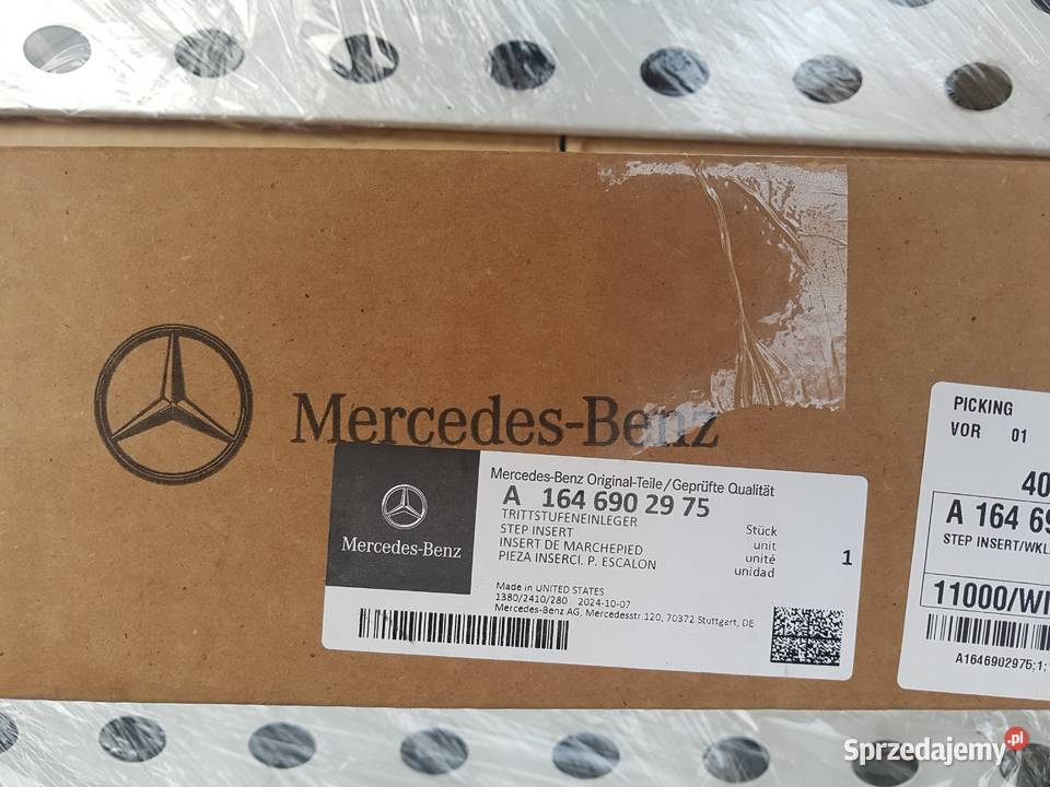 Mercedes ML 164 AMG aluminiowe nakładki progowe Gdańsk