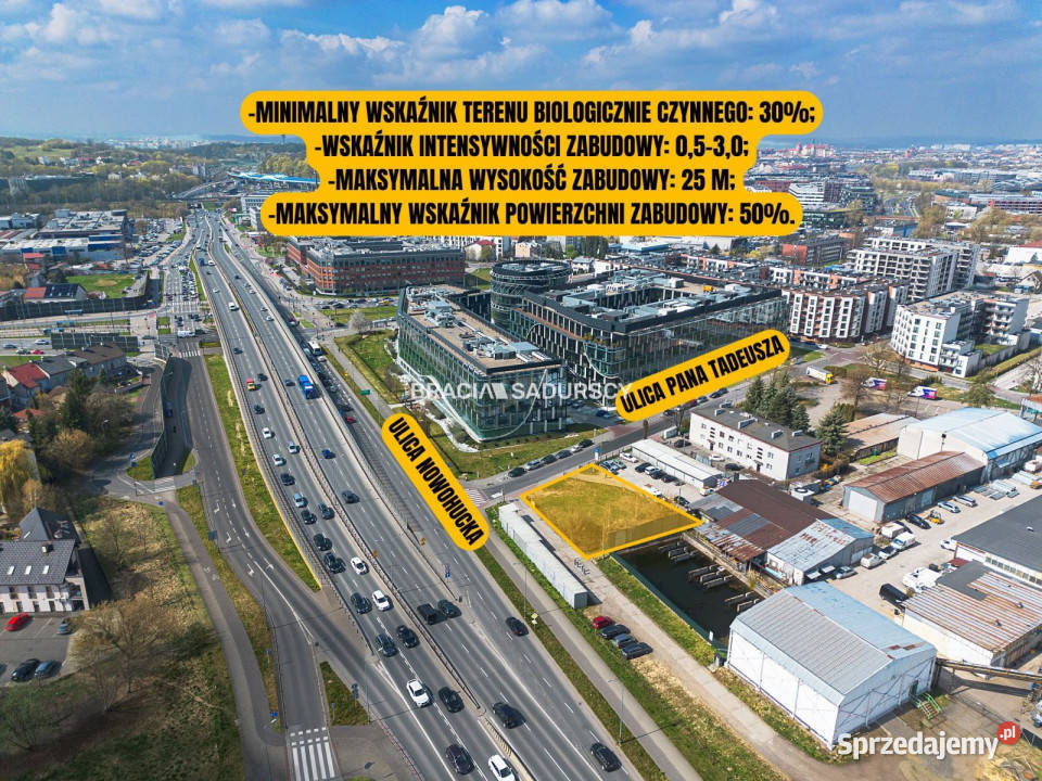 Sprzedaż działki Kraków 729m2 Sprzedaż
