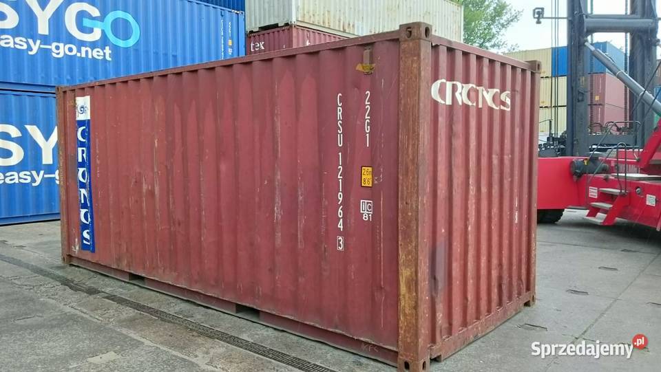 Kontener morski 6 metrowy 20 DV sprzedam Magazynowanie sprzedam