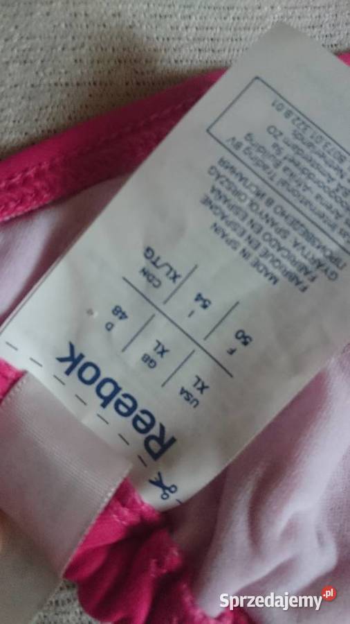 Markowe Bikini Reebok XL Różowe Bielizna damska podlaskie Zambrów