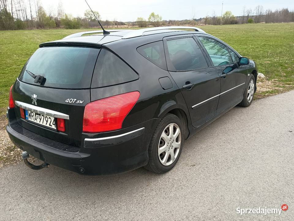 Peugeot 407 SW 20 HDi 140 2005r panorama 6 304000km 407 Radom