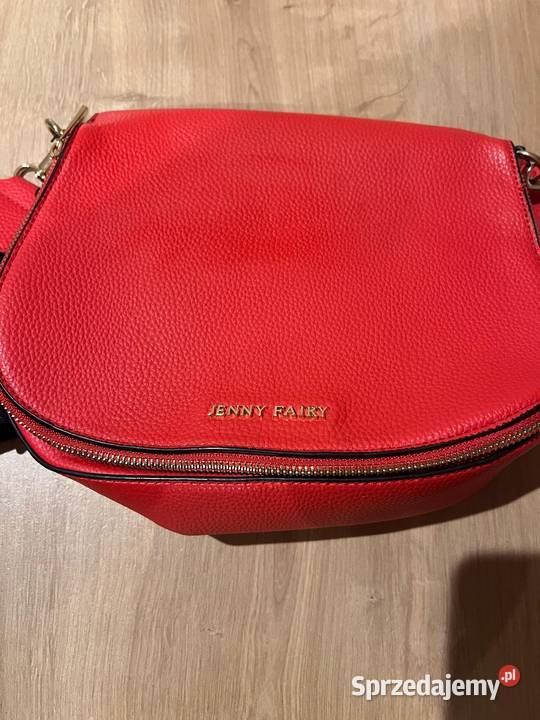 Czerwona eleganacka torebka Jenny Fairy czerwony Gdańsk