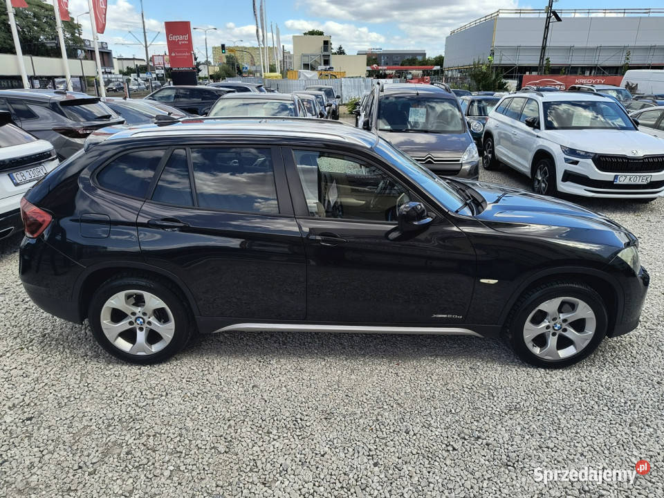 BMW X1 Salon jasne skóry ALU4x4Xdriveczujniki diesel Bydgoszcz