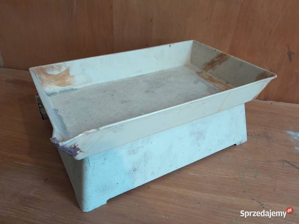 Stara waga PRL bezodważnikowa suwakowa zabytek Dąbrowa Górnicza