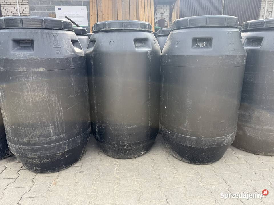 NAJWIEKSZE BECZKI 250 litrów spożywce plastikowe Brzesko