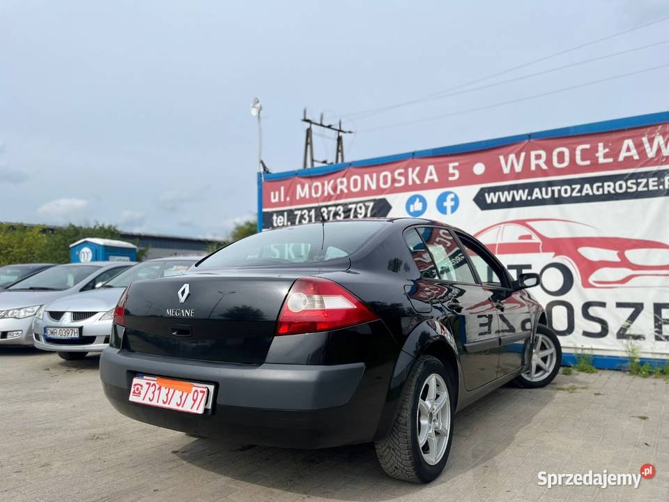 Renault Megane 15DCI 2005 Sedan Alufelgi Radio 321000km dolnośląskie Wrocław sprzedam