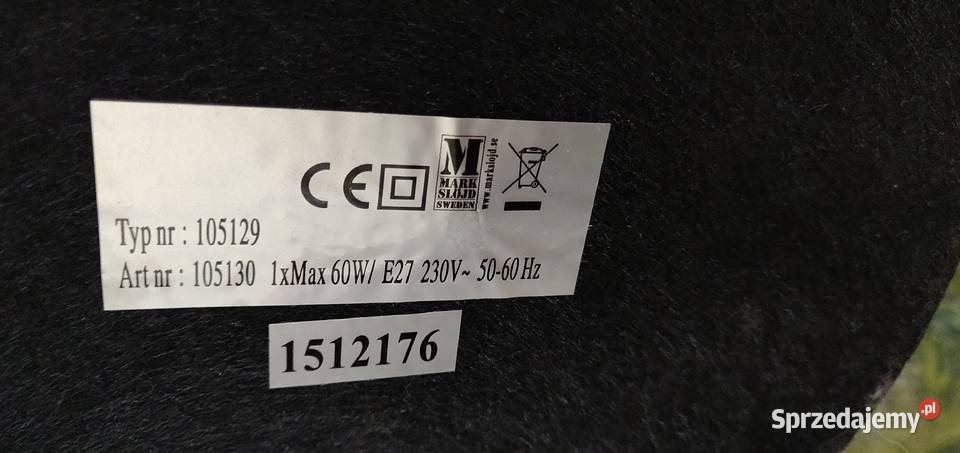 Lampa nocna stołowa Mark Slojd nowa Warszawa