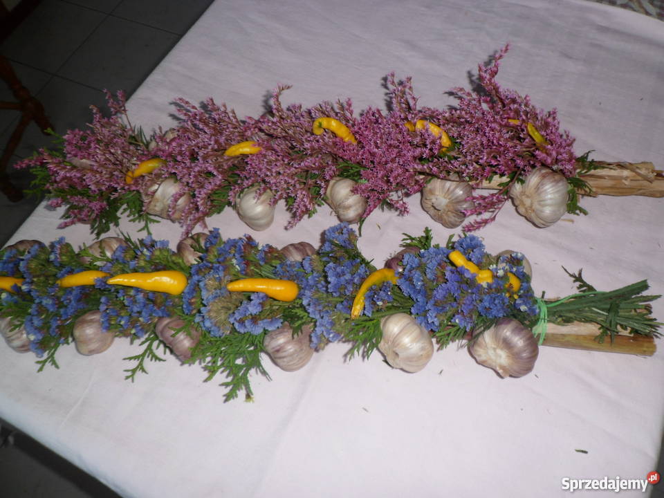 sprzedam warkocze z czosnku Rękodzieło małopolskie Słomniki
