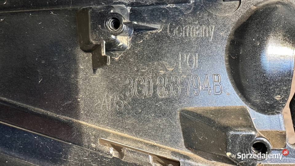 VW PASSAT B8 3G RLINE GTE PRAWA KRATKA ZDERZAKA Gorzów Wielkopolski