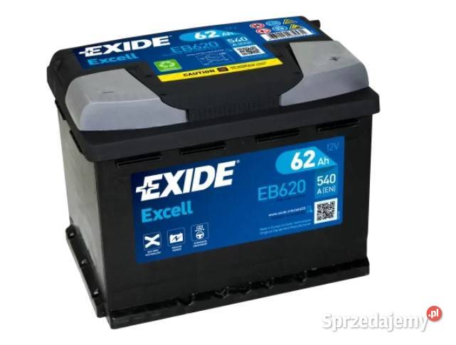 Akumulator Exide Excell 62Ah 540A EN PRAWY PLUS