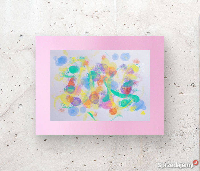 nowoczesna grafika w pastelowych kolorach Bydgoszcz