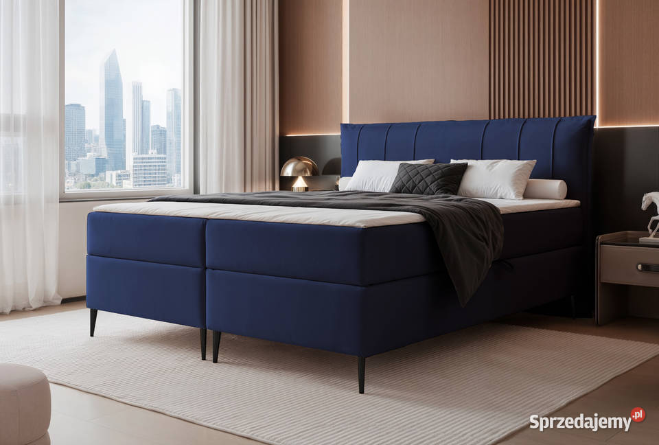 Łóżko kontynentalne z pojemnikiem Suzi różne Tarchały Małe