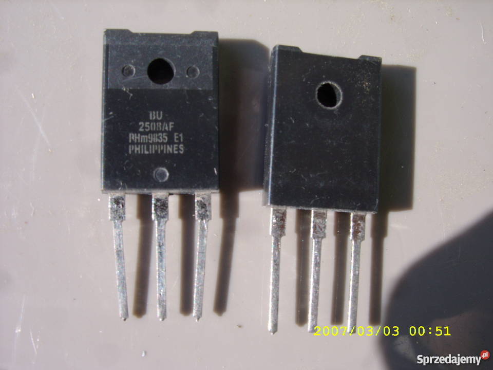 Tranzystory BU 2508AF i BU 2508DFNieuzywane Wołów