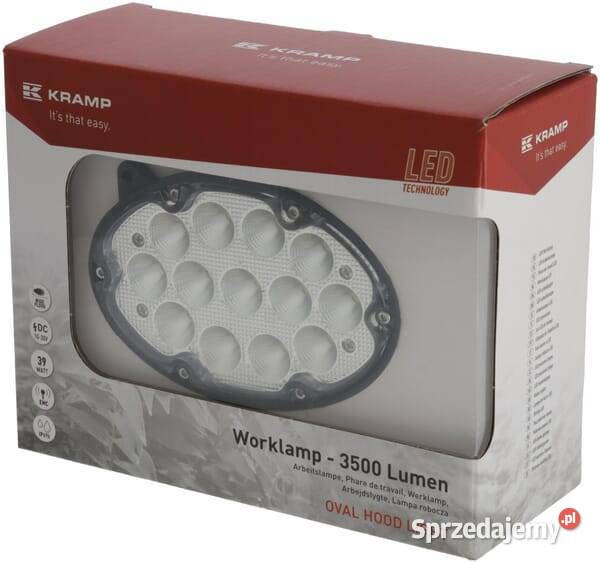 Lampa robocza LED owalna 39W 3500lm 1030V małopolskie Kamionna