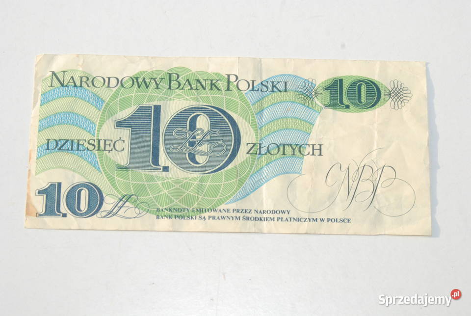 Stary banknot 10 złotych Józef Bem 1982 antyk sprzedam